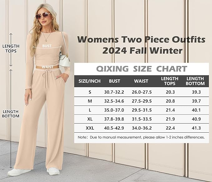 "Flick Cart's Luxe Lounge Set – Ruched Top & High-Waist Joggers with Pockets
