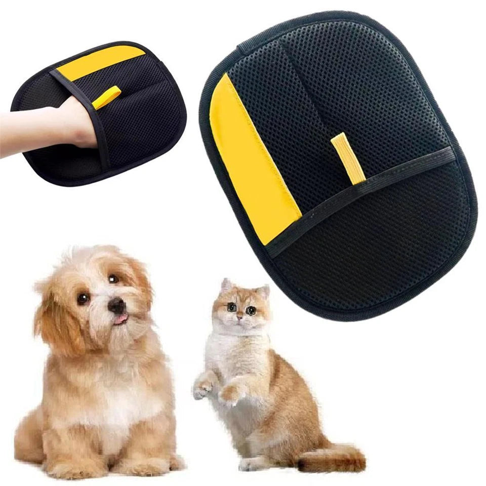 Pet Hair Removal Gloves Two way Brush