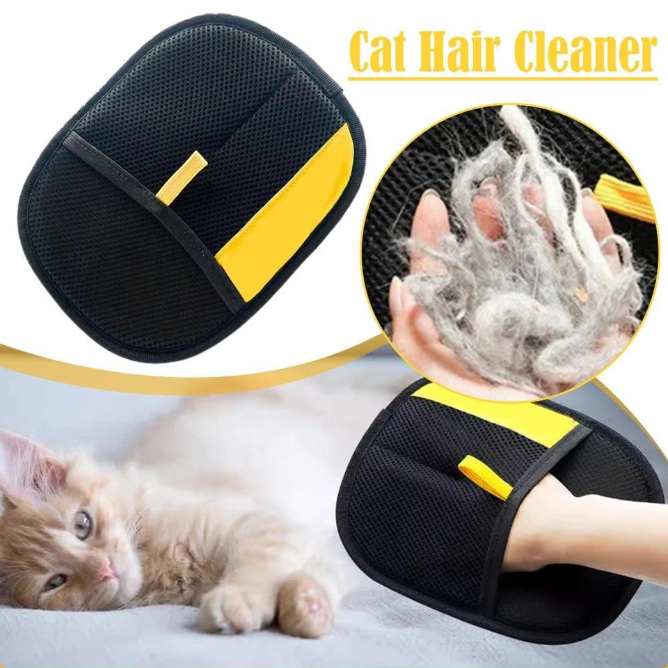 Pet Hair Removal Gloves Two way Brush