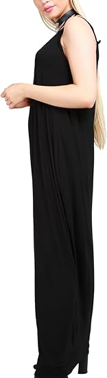 Elegant & Airy: Women's Italian Drape Maxi Dress β Effortless Boho Chic Flick Cart|