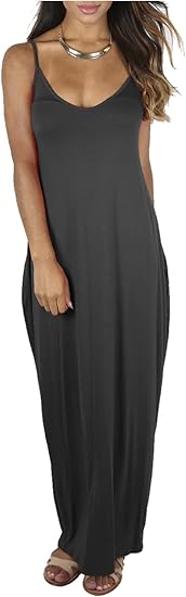 Elegant & Airy: Women's Italian Drape Maxi Dress β Effortless Boho Chic Flick Cart|