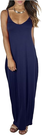 Elegant & Airy: Women's Italian Drape Maxi Dress β Effortless Boho Chic Flick Cart|