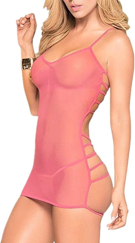 Sexy Tulle Babydoll Lingerie Dress - Sheer Mesh & Adjustable Straps | Flick Cart|