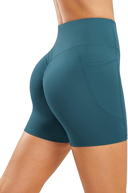 JOYSPELS High-Waisted Scrunch Butt Gym Shorts β Workout, Yoga & Running Shorts with Pockets Flick Cart|