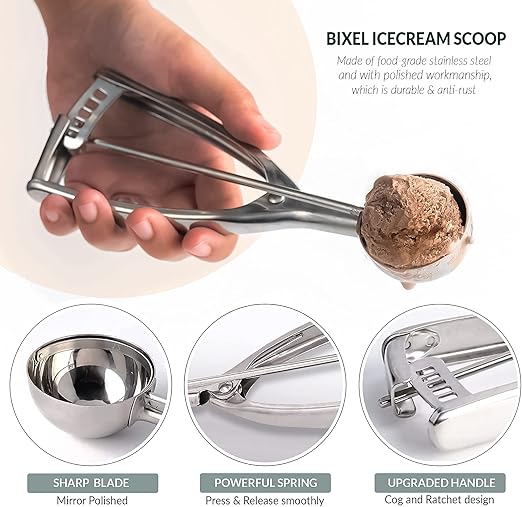 Bixel Ice Cream Scoop β Effortless & Versatile for Perfect Scoops Every Time! π¨ | Flick Cart |
