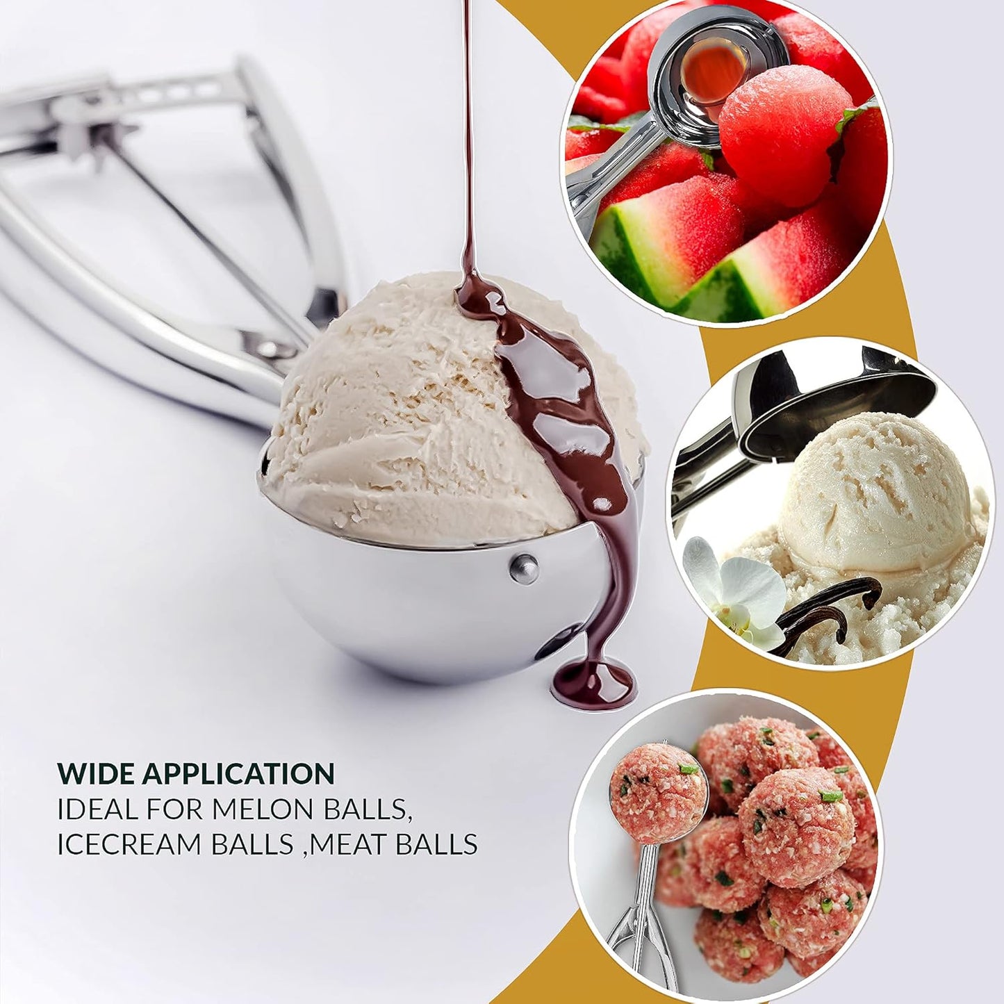 Bixel Ice Cream Scoop β Effortless & Versatile for Perfect Scoops Every Time! π¨ | Flick Cart |