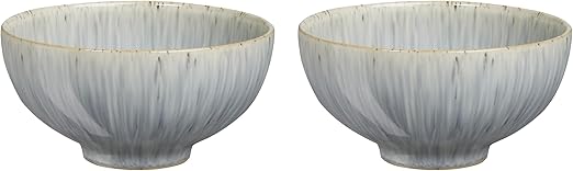 Denby Halo Speckle 12-Pc Dinner Set for 4 - Microwave & Dishwasher Safe | Flick Cart |