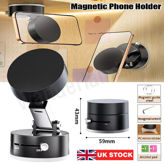 360° Rotation Vacuum Magnetic Suction Cup Car Phone Holder