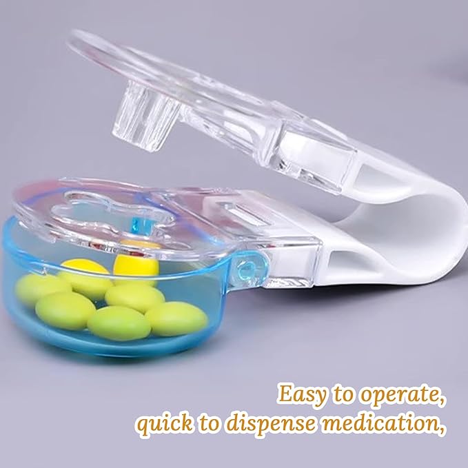 Portable Pill Taker Remover Portable Tablet Dispenser