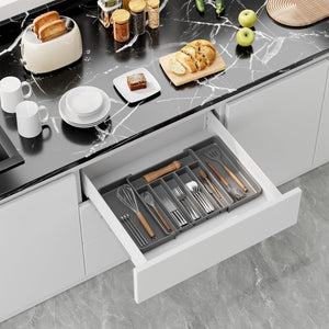 Cutlery Drawer Organizer Expandable Kitchen Drawer Storage Organizer