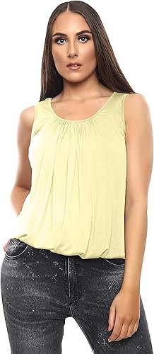 Stylish Bubble Hem Vest Top – Comfort & Trendy|Flick Cart|