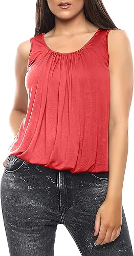 Stylish Bubble Hem Vest Top – Comfort & Trendy|Flick Cart|