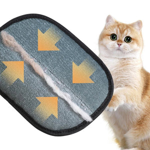 Pet Hair Removal Gloves Two way Brush