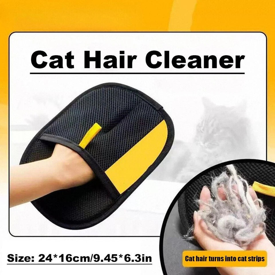 Pet Hair Removal Gloves Two way Brush
