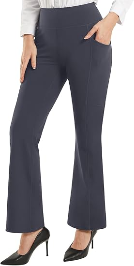 AFITNE Fleece-Lined Yoga Pants – Warm, High-Waisted & Water-Resistant with Pockets Flick Cart|