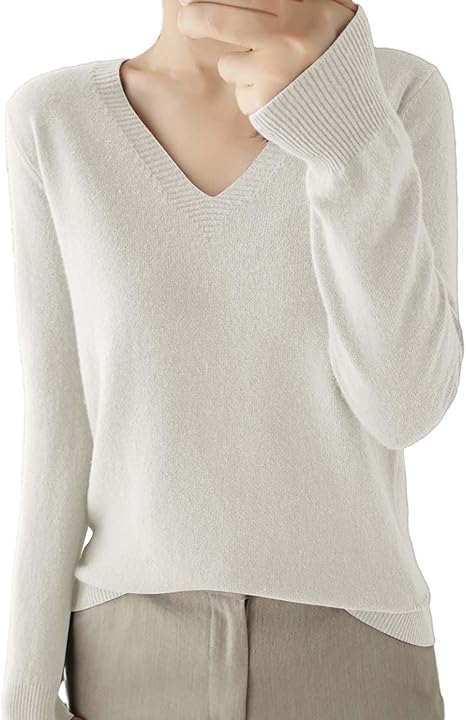 Cozy V-Neck Sweatshirt - Stylish Knit Pullover | Flick Cart"