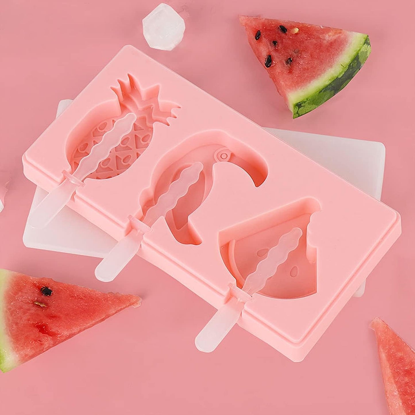 6-Cavity Silicone Popsicle Mold Kit with Reusable Sticks - Perfect Summer Treat Maker | Flick Cart |
