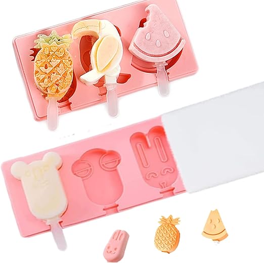 6-Cavity Silicone Popsicle Mold Kit with Reusable Sticks - Perfect Summer Treat Maker | Flick Cart |