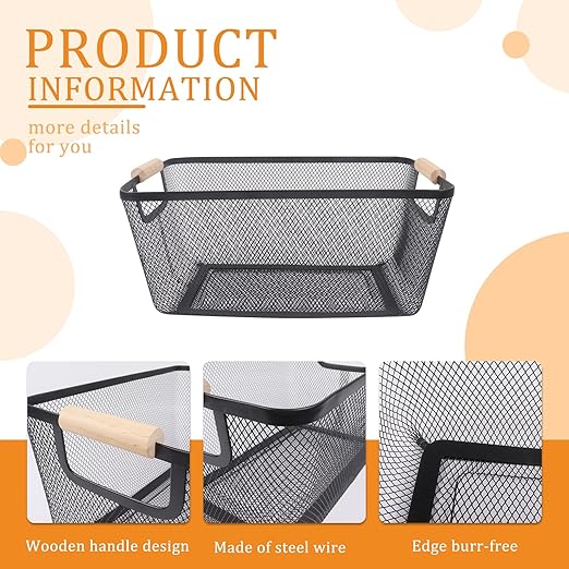 Xbopetda 3-Piece Vegetable Storage Rack – Mesh Bins for Potato, Onion & Garlic | Flick Cart