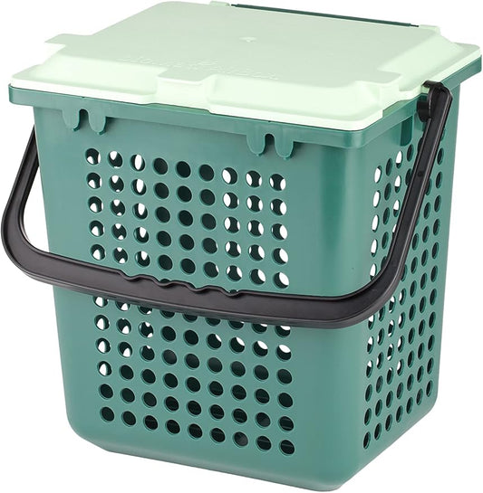 AirBox 10L Compost Bin with Lid – Kitchen Caddy, Free-Standing & Mountable | Flick Cart