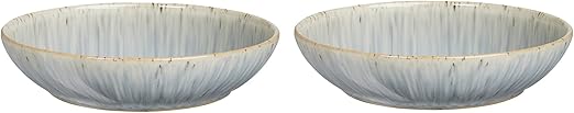 Denby Halo Speckle 12-Pc Dinner Set for 4 - Microwave & Dishwasher Safe | Flick Cart |