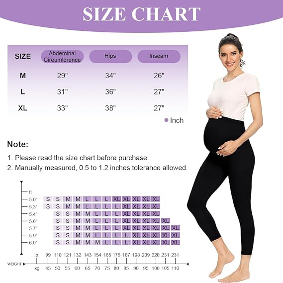 Aomig Maternity Magic: Ultra-Soft Over-Bump Leggings for Comfort & Style Flick Cart|