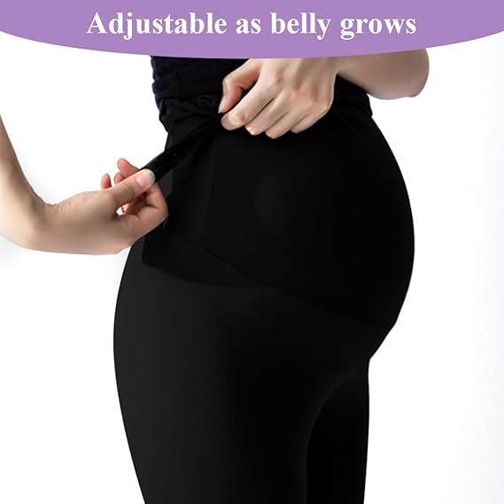 Aomig Maternity Magic: Ultra-Soft Over-Bump Leggings for Comfort & Style Flick Cart|