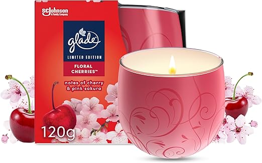 Flick Cart | Glade Raspberries Scented Jar Candle – 31-Hour Aromatherapy Burn