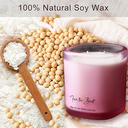 Flick Cart | PROFIKLA Luxury Peony & Wild Berry Soy Candle – 55hr Burn, Perfect Gift for Her