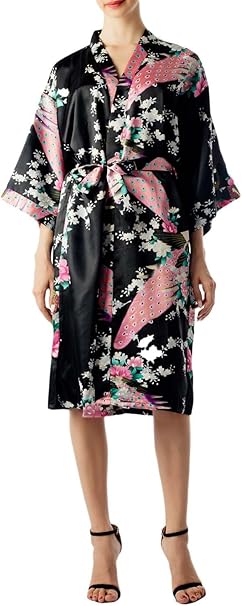 iB-iP Peacock Kimono Robe – Elegant & Stylish | Flick Cart|