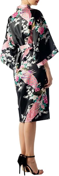 iB-iP Peacock Kimono Robe – Elegant & Stylish | Flick Cart|