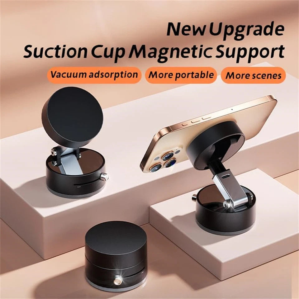 360° Rotation Vacuum Magnetic Suction Cup Car Phone Holder