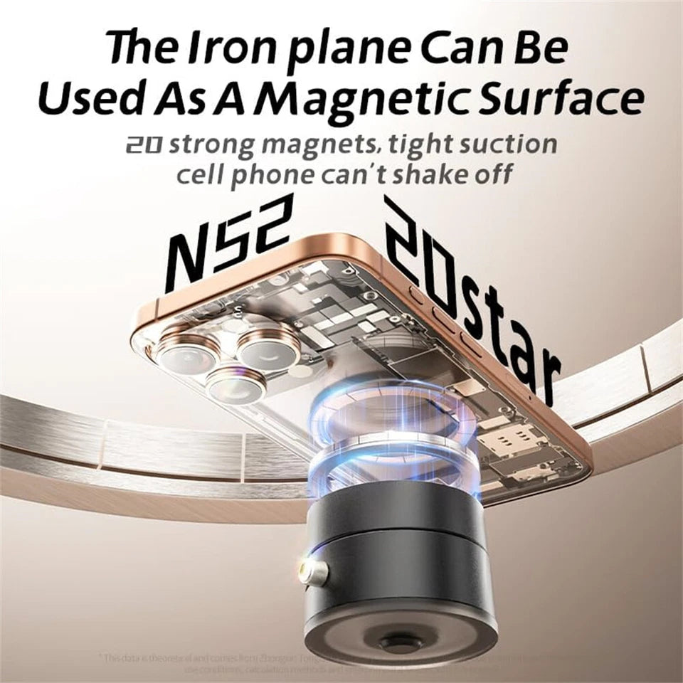 360° Rotation Vacuum Magnetic Suction Cup Car Phone Holder