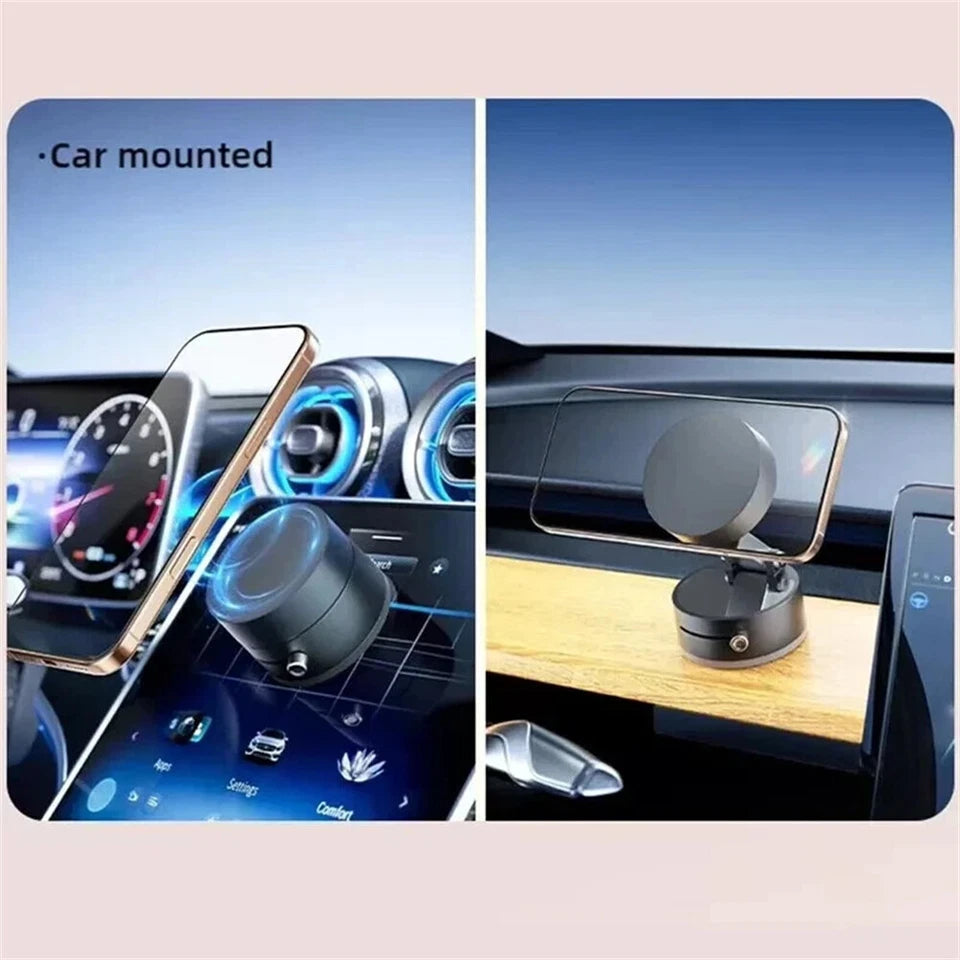 360° Rotation Vacuum Magnetic Suction Cup Car Phone Holder