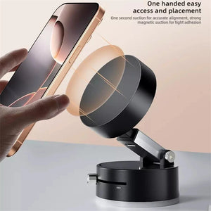 360° Rotation Vacuum Magnetic Suction Cup Car Phone Holder