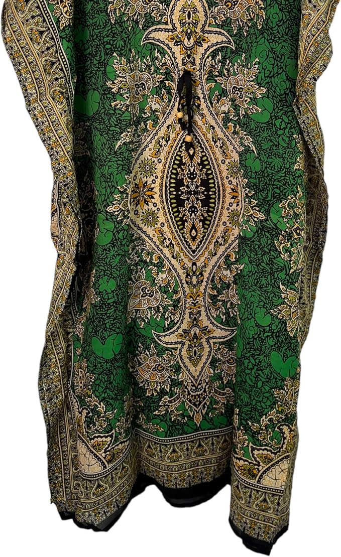 Ladies' African Print Dashiki Kaftan - One Size Boho Dress | Flick Cart|