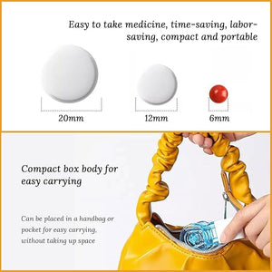 Portable Pill Taker Remover Portable Tablet Dispenser