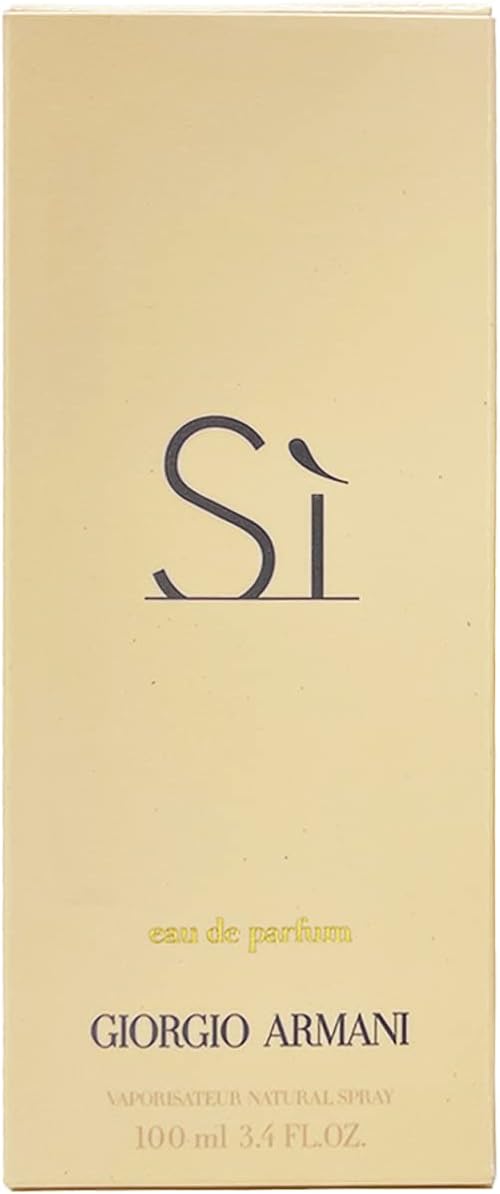 Giorgio Armani SI Eau De Parfum Spray 100ml (3.4 Fl.Oz) EDP Perfume